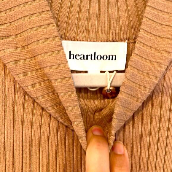 🔥🔥FIRE SALE🔥🔥 NWT HEARTLOOM tan swing dress pleated skirt - Picture 7 of 10